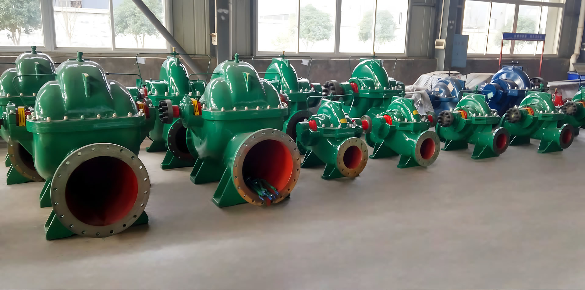 高效节能单级双吸中开式离心泵厂家博源机电